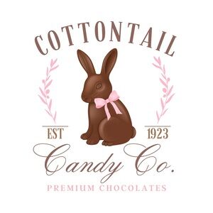 Cottontail Candy Co. Chocolate Bunny Graphic Tee
